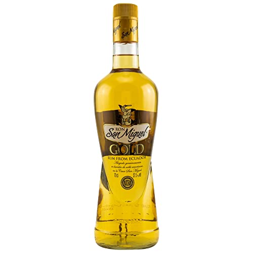 Ron San Miguel Gold I Authentische Aromen aus Ecuador I Fassgelagerter Rum I 37,5% Vol. I 700 ml von Ron San Miguel