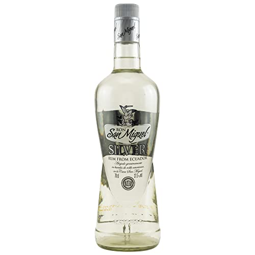 Ron San Miguel Silver I Leichte, erfrischende Basis zum Mixen I Noten von Vanille und Ingwer I 37,5% Vol. I 700 ml Ron San Miguel Silver I Leichte, erfrischende Basis zum Mixen I Noten von Vanille und Ingwer I 37,5% Vol. I 700 ml von Ron San Miguel