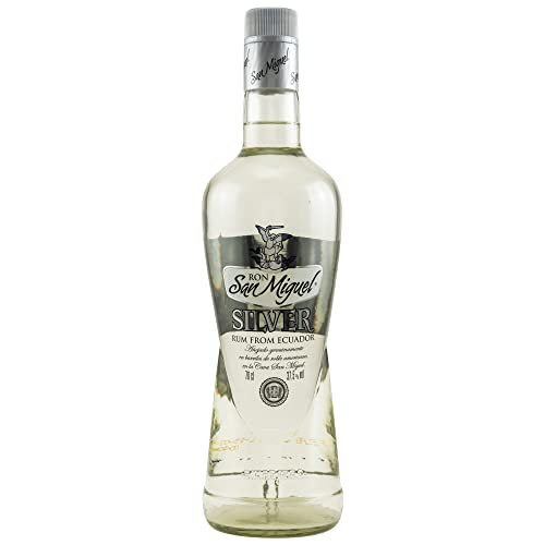 Ron San Miguel Silver I Leichte, erfrischende Basis zum Mixen I Noten von Vanille und Ingwer I 37,5% Vol. I 700 ml von Ron San Miguel