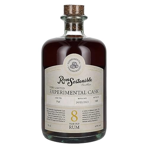 Ron Sostenible 8 Years Old Experimental Port Cask 43% Vol. 0,7l Ron Sostenible 8 Years Old Experimental Port Cask 43% Vol. 0,7l von Ron Sostenible