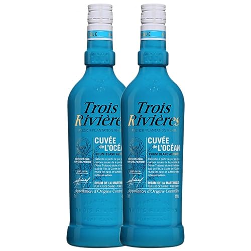 Rum Trois Rivieres Blanco 70 cl (Schachtel mit 2 Flaschen von 70 cl) von Ron Trois Rivieres