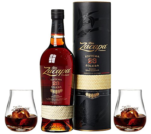 Ron Zacapa Sistema Solera 23 Jahre Rum, inkl. 2x Zacapa Glas (1 x 0.7 l) von Zacapa