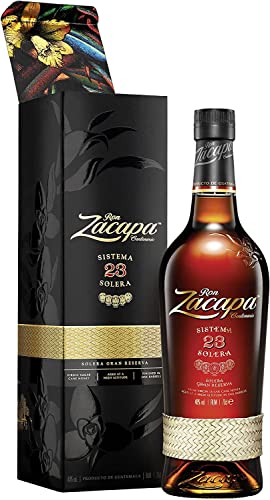 Zacapa Centenario Solera 23 Rum | mit Geschenkverpackung | Ausgezeichneter, aromatischer Rum | gereift im Hochland Guatemalas | 40% vol | 700ml Einzelflasche | von Zacapa