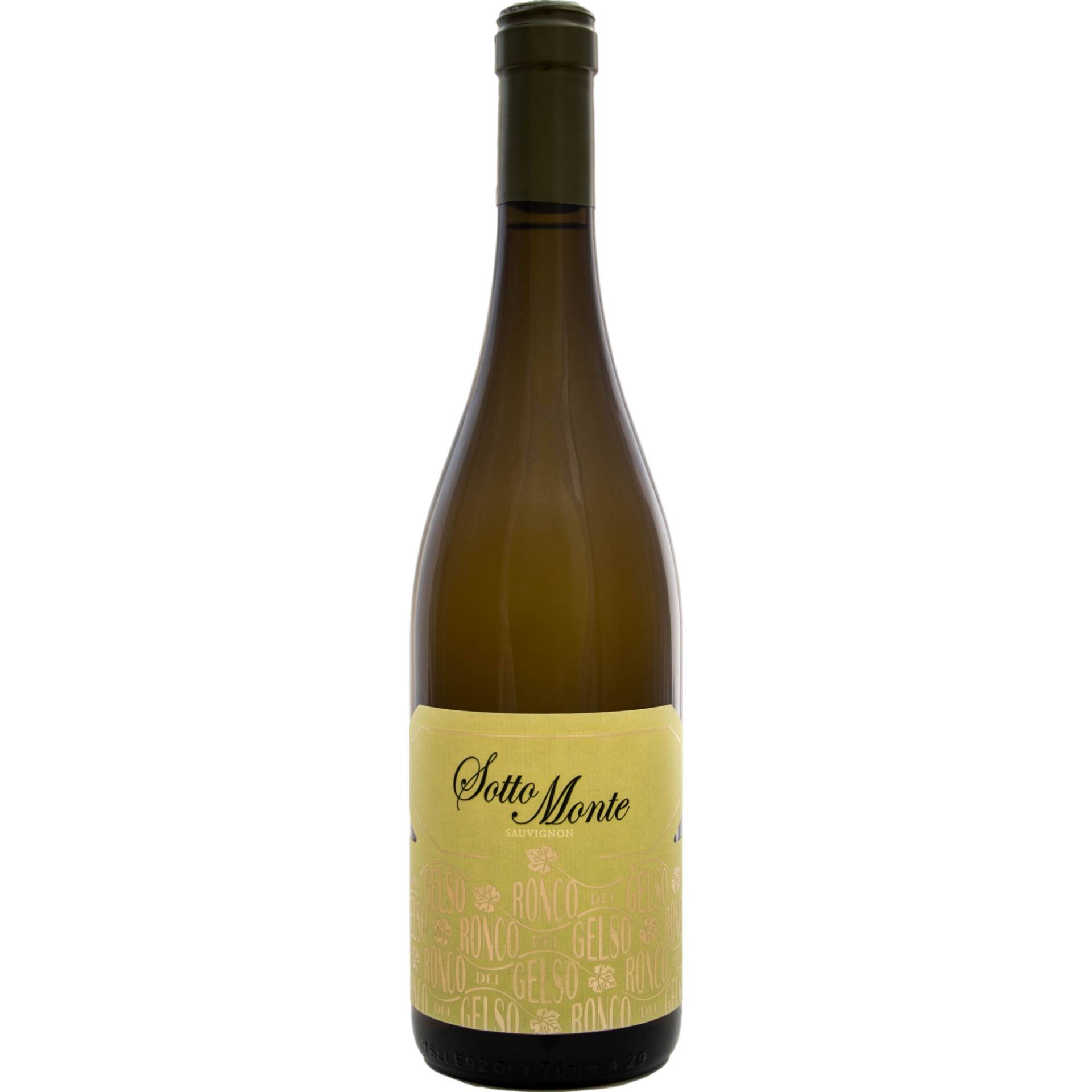 Ronco del Gelso Sottomonte Sauvignon Blanc, Friuli Isonzo DOC, Friaul, 2022, Weißwein von Ronco del Gelso / Via Isonzo, 117 / I - 34071 Cormons (GO)