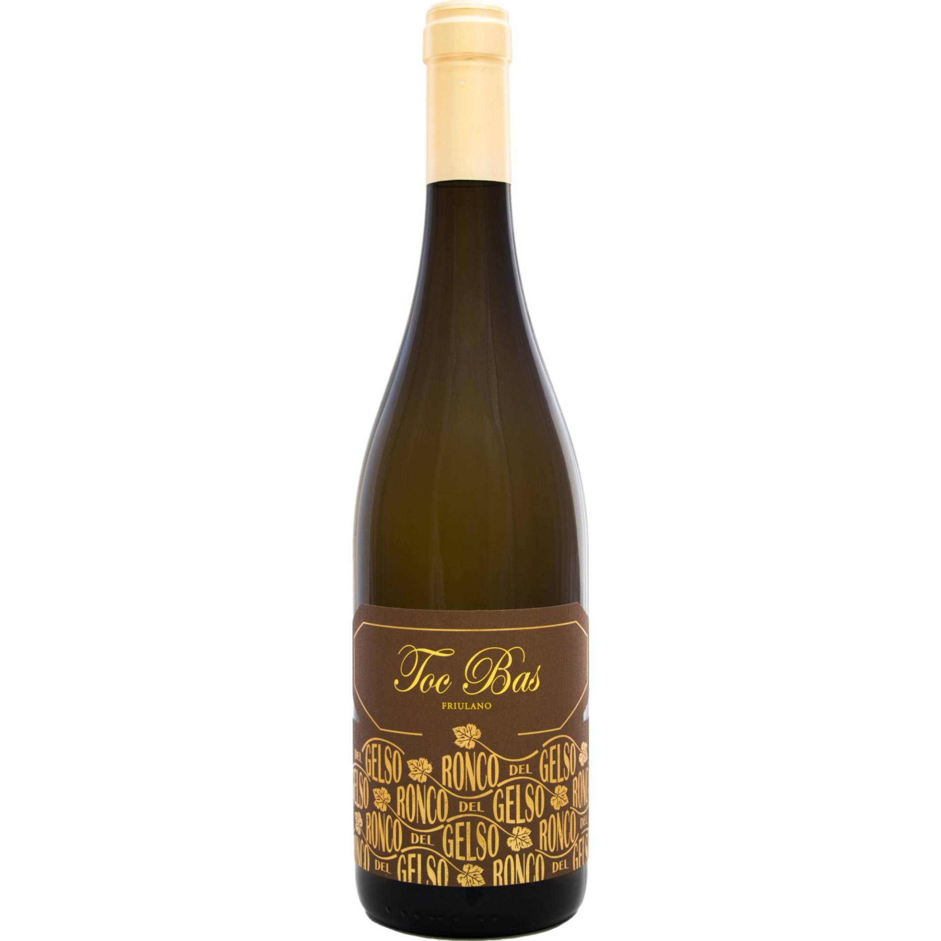 Ronco del Gelso Toc Bas Friulano, Friuli Isonzo DOC, Friaul, 2022, Weißwein von Ronco del Gelso / Via Isonzo, 117 / I - 34071 Cormons (GO)