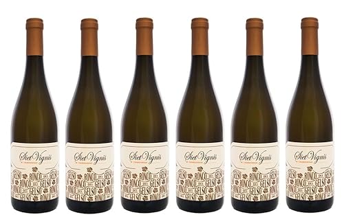 6x 0,75l - 2022er - Ronco del Gelso - Siet Vignis - Chardonnay - Friuli Isonzo Rive Alte D.O.P. - Italien - Weißwein trocken 6x 0,75l - 2022er - Ronco del Gelso - Siet Vignis - Chardonnay - Friuli Isonzo Rive Alte D.O.P. - Italien - Weißwein trocken von Ronco del Gelso