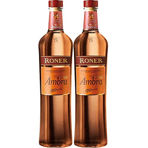 Roner Grappa Ambra La Morbida Italien I Versanel Paket (2 x 0,7l) von Roner Brennerei