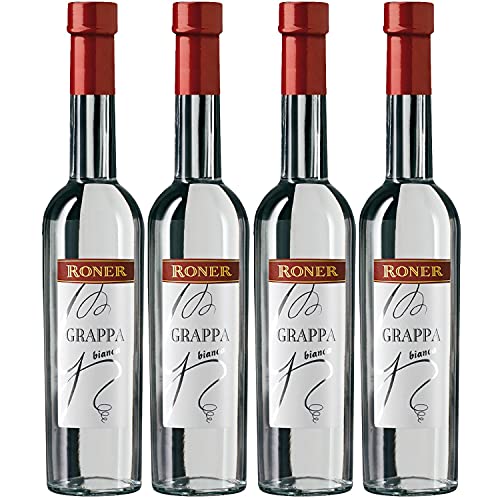 Roner Grappa Bianca Italien I Versanel Paket (4 x 0,5l) von Roner Brennerei