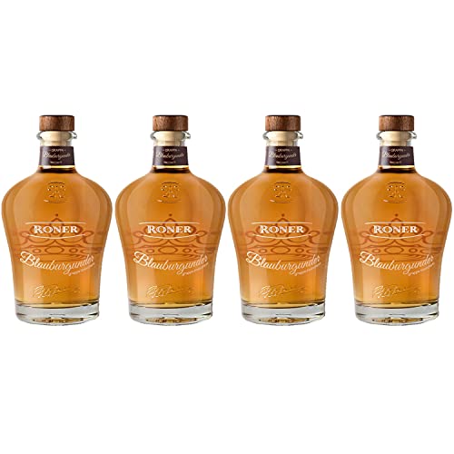 Roner Grappa Blauburgunder Invecchiata Italien I Versanel Paket (4 x 0,7l) von Roner Brennerei