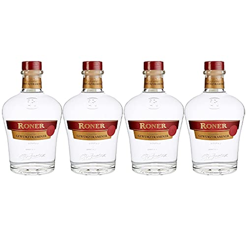 Roner Grappa Gewürztraminer Italien I Versanel Paket (4 x 0,7l) von Roner Brennerei