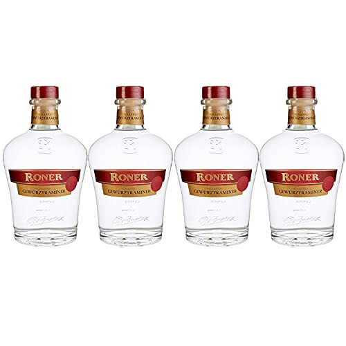Roner Grappa Gewürztraminer Italien I Versanel Paket (4 x 0,7l) von Roner Brennerei