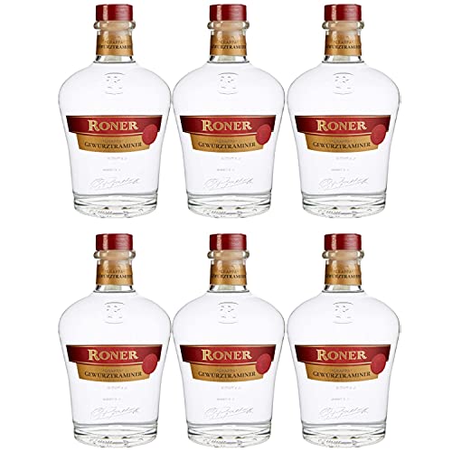 Roner Grappa Gewürztraminer Italien I Versanel Paket (6 x 0,7l) von Roner Brennerei