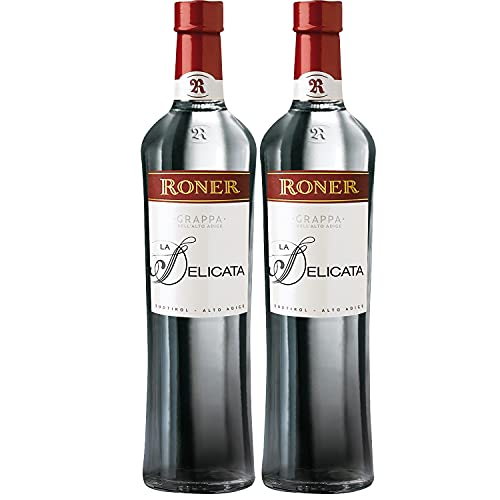 Roner Grappa La Delicata Italien I Versanel Paket (2 x 0,7l) von Roner Brennerei