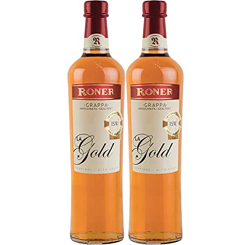 Roner Grappa La Gold Italien Inkl. FeinWert E-Book (2 x 0,7l) von Roner Brennerei