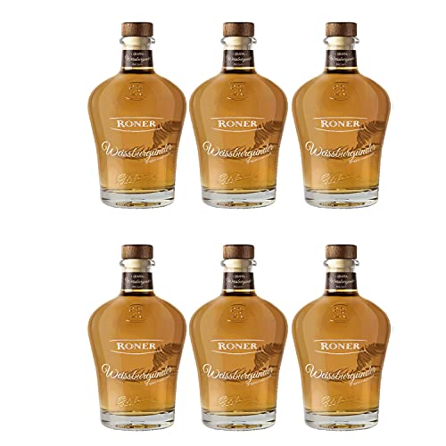 Roner Grappa Weissburgunder Invecchiata Italien I Versanel Paket (6 x 0,7l) von Roner Brennerei