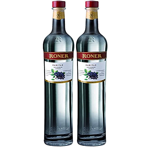 Roner Holunderbrand Raritas Italien I Versanel Paket (2 x 0,5l) von Roner Brennerei