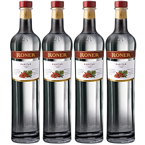 Roner Vogelbeerbrand Raritas Italien I Versanel Paket (4 x 0,5l) von Roner Brennerei