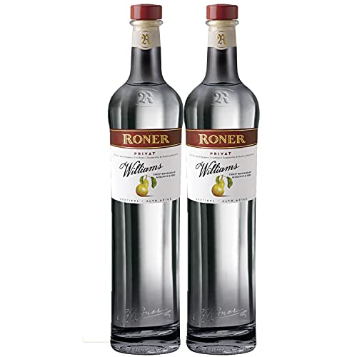 Roner Williams Privat Williamsbirnenbrand Obstbrand Italien I Versanel Paket (2 x 0,5l) von Roner Brennerei