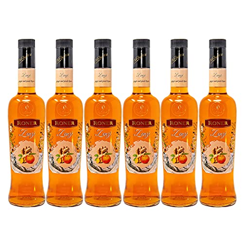 Roner Zenzi Pfirsich-Ingwer Likör Italien I Versanel Paket (6 x 0,7l) von Roner Brennerei