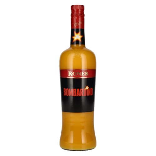 Roner Bombardino Eierlikör mit Rum (1 x 1l) (Packung mit 6) von Roner