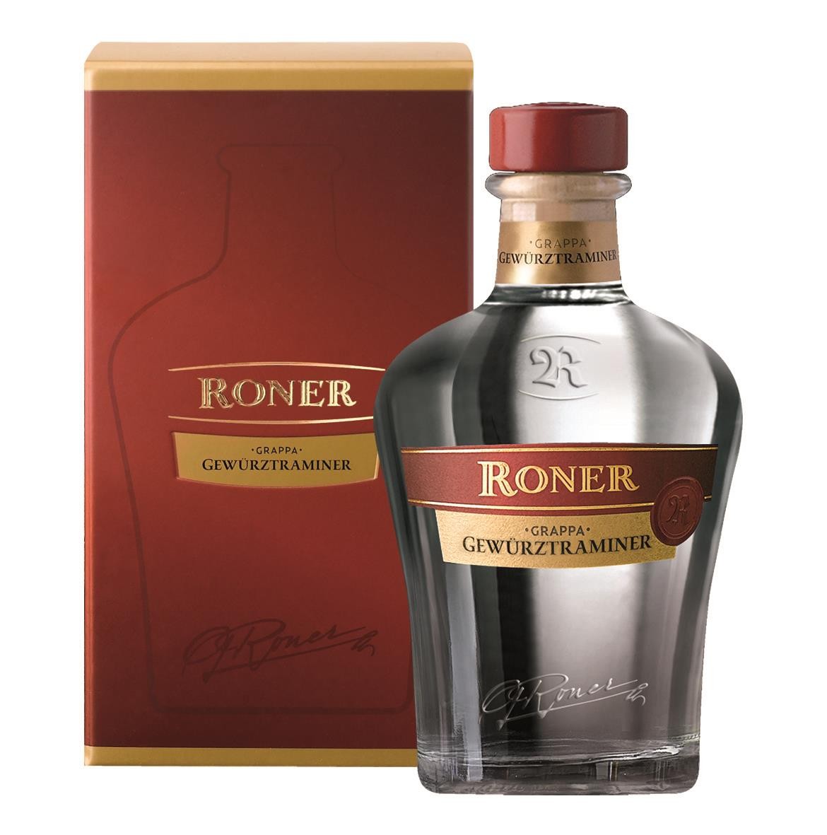 Roner Grappa Gewürztraminer 0,7 l Roner Grappa Gewürztraminer 0,7 l von Roner Grappa