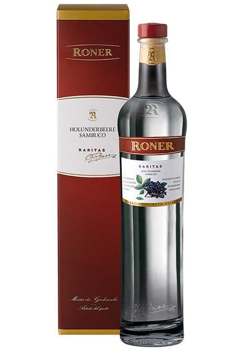 Roner Holunderbeerenbrand Raritas 0,5 l Roner Holunderbeerenbrand Raritas 0,5 l von Roner Grappa