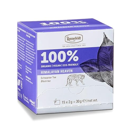 Ronnefeldt 100% Himalayan Heaven - BIO Schwarzer Tee, 15 Teebeutel à 2 g, 30 g, 15 Teebeutel à 2 g, 30 g | Organic | Vegan | Eco-friendly, Menge:2 Stück von Ronnefeldt