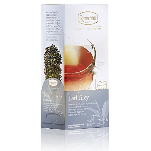 Ronnefeldt Earl Grey "joy of tea" - Schwarztee mit Bergamottegeschmack, 15 Teebeutel, 34.5 g von Ronnefeldt