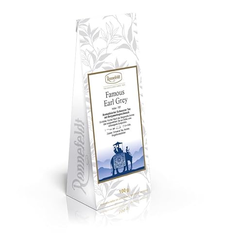 Ronnefeldt - Famous Earl Grey - Aromatisierter Schwarzer Tee mit Bergamottegeschmack - 100g, Menge:2 Stück von Ronnefeldt