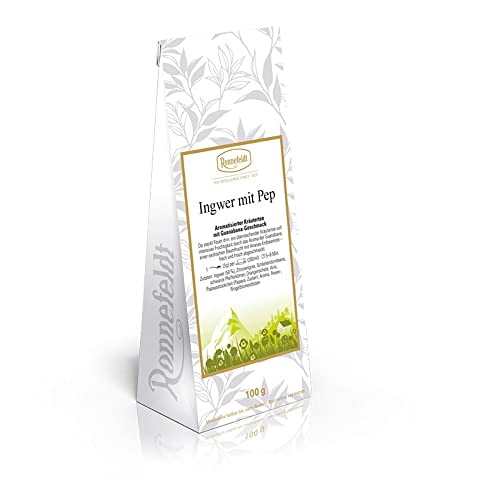 Ronnefeldt - Ingwer mit Pep - Aromatisierter Kräutertee mit Guanábanageschmack - 100g, Menge:2 Stück Ronnefeldt - Ingwer mit Pep - Aromatisierter Kräutertee mit Guanábanageschmack - 100g, Menge:2 Stück von Ronnefeldt
