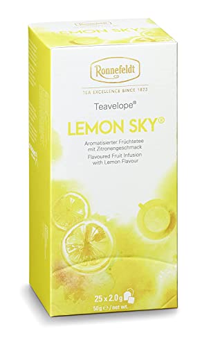 Ronnefeldt Lemon Sky, 25 Beutel aromatisierter Früchtetee, 50 g, 6er Pack (6 x 50 g) von Ronnefeldt