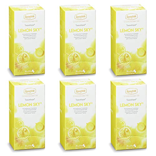 Ronnefeldt Lemon Sky Teavelope Box mit 6 Stück von Ronnefeldt