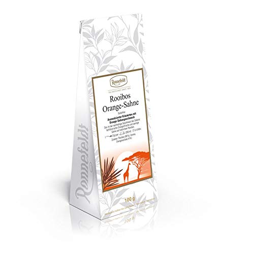 Ronnefeldt - Rooibos Orange-Sahne - Aromatisierter Kräutertee mit Orange-Sahnegeschmack - 100g, Menge:2 Stück von Ronnefeldt