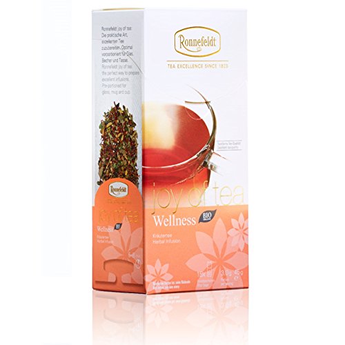 Ronnefeldt Rooibos Wellness Bio "Joy of Tea" - Kräutertee, 15 Teebeutel, 45 g von Ronnefeldt