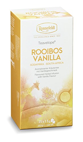 Ronnefeldt Teavelope "Rooibos Vanilla" - Kräutertee mit Vanillegeschmack, 25 Teebeutel, 37,5 g von Ronnefeldt