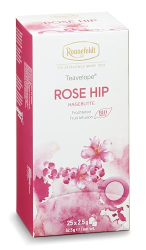 Ronnefeldt Teavelope "Rose Hip" - Bio Früchtetee, 25 Teebeutel, 75 g von Ronnefeldt