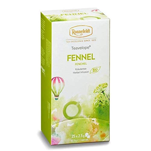 Ronnefeldt Teavelope 'Fennel' - Bio Kräutertee, 25 Teebeutel, 37,5 g, Menge:2 Stück von Ronnefeldt