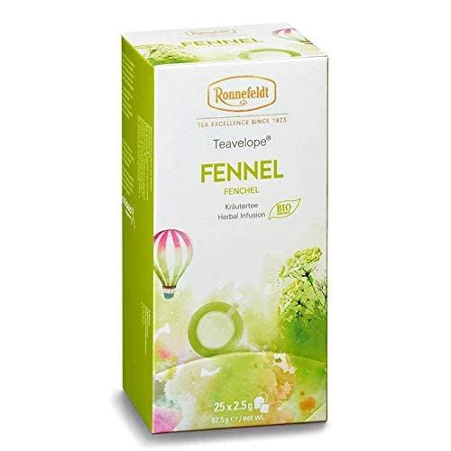 Ronnefeldt Teavelope 'Fennel' - Bio Kräutertee, 25 Teebeutel, 37,5 g, Menge:6 Stück Ronnefeldt Teavelope 'Fennel' - Bio Kräutertee, 25 Teebeutel, 37,5 g, Menge:6 Stück von Ronnefeldt