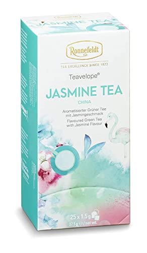 Ronnefeldt Teavelope 'Jasmine Tea' - Grüntee, 25 Teebeutel, 37,5 g, Menge:2 Stück von Ronnefeldt