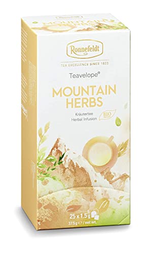 Ronnefeldt Teavelope 'Mountain Herbs' - Kräutertee, 25 Teebeutel, 37,5 g, Menge:6 Stück Ronnefeldt Teavelope 'Mountain Herbs' - Kräutertee, 25 Teebeutel, 37,5 g, Menge:6 Stück von Ronnefeldt