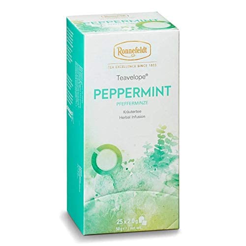 Ronnefeldt Teavelope 'Peppermint' - Kräutertee, 25 Teebeutel, 50 g, Menge:6 Stück Ronnefeldt Teavelope 'Peppermint' - Kräutertee, 25 Teebeutel, 50 g, Menge:6 Stück von Ronnefeldt