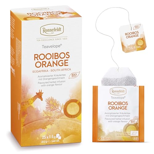 Ronnefeldt Teavelope 'Rooibos Orange' - Kräutertee, 25 Teebeutel, 37,5 g, Menge:1 Stück von Ronnefeldt