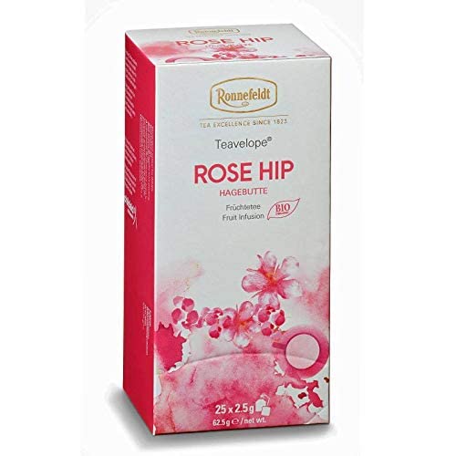 Ronnefeldt Teavelope 'Rose Hip' - Bio Früchtetee, 25 Teebeutel, 75 g, Menge:2 Stück von Ronnefeldt