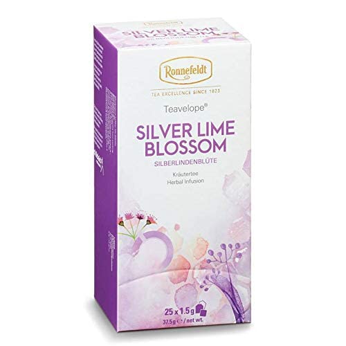 Ronnefeldt Teavelope 'Silver Lime Blossom' - Kräutertee, 25 Teebeutel, 37,5 g, Menge:6 Stück von Ronnefeldt