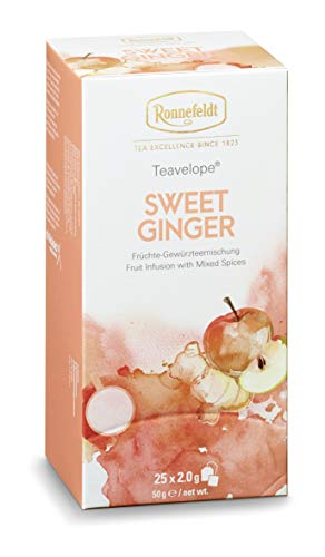 Ronnefeldt Teavelope "Sweet Ginger" - Früchte-Gewürzteemischung, 25 Teebeutel, 50 g von Ronnefeldt