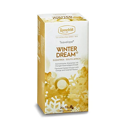 Ronnefeldt Teavelope 'Winterdream' - Kräutertee mit Orangen-Karamellgeschmack, 25 Teebeutel, 37,5 g, Menge:2 Stück von Ronnefeldt