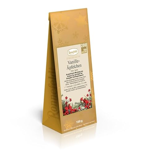 Ronnefeldt - Vanille-Äpfelchen - Aromatisierte Mischung aus Grünem Tee und Apfel mit Bratapfel-Vanillegeschmack - 100g, Menge:6 Stück Ronnefeldt - Vanille-Äpfelchen - Aromatisierte Mischung aus Grünem Tee und Apfel mit Bratapfel-Vanillegeschmack - 100g, Menge:6 Stück von Ronnefeldt