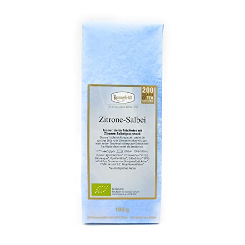 Ronnefeldt - Zitrone-Salbei - Aromatisierter Früchtetee - 100g, Menge:6 Stück Ronnefeldt - Zitrone-Salbei - Aromatisierter Früchtetee - 100g, Menge:6 Stück von Ronnefeldt