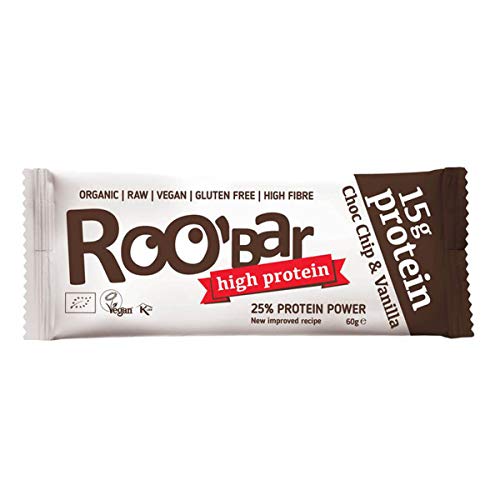 ROOBAR - Proteinriegel Schokochip und Vanille - 60 g - 10er Pack von ROOBAR