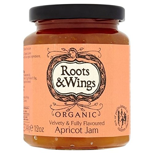Roots & Wings Organic Marmelade von Aprikosen 340 g (Packung von 2) von Roots & Wings